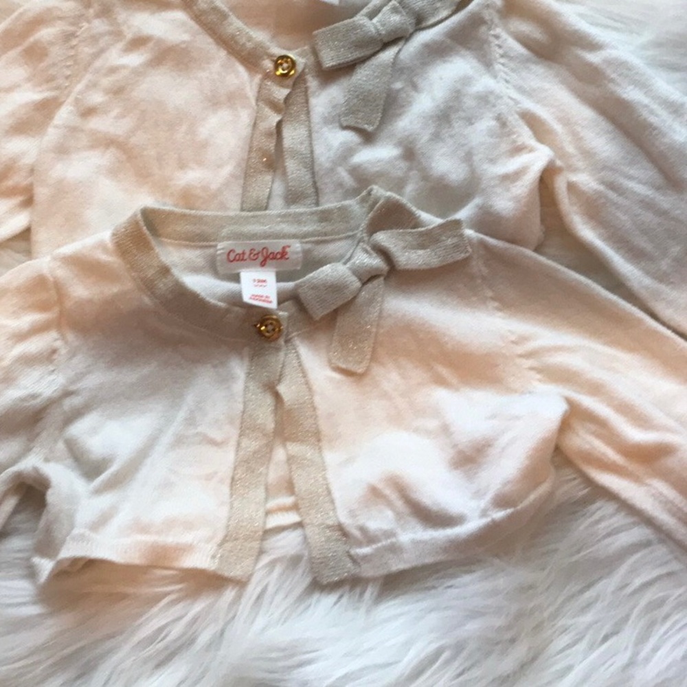 Matching Holiday sweater sets ivory & gold